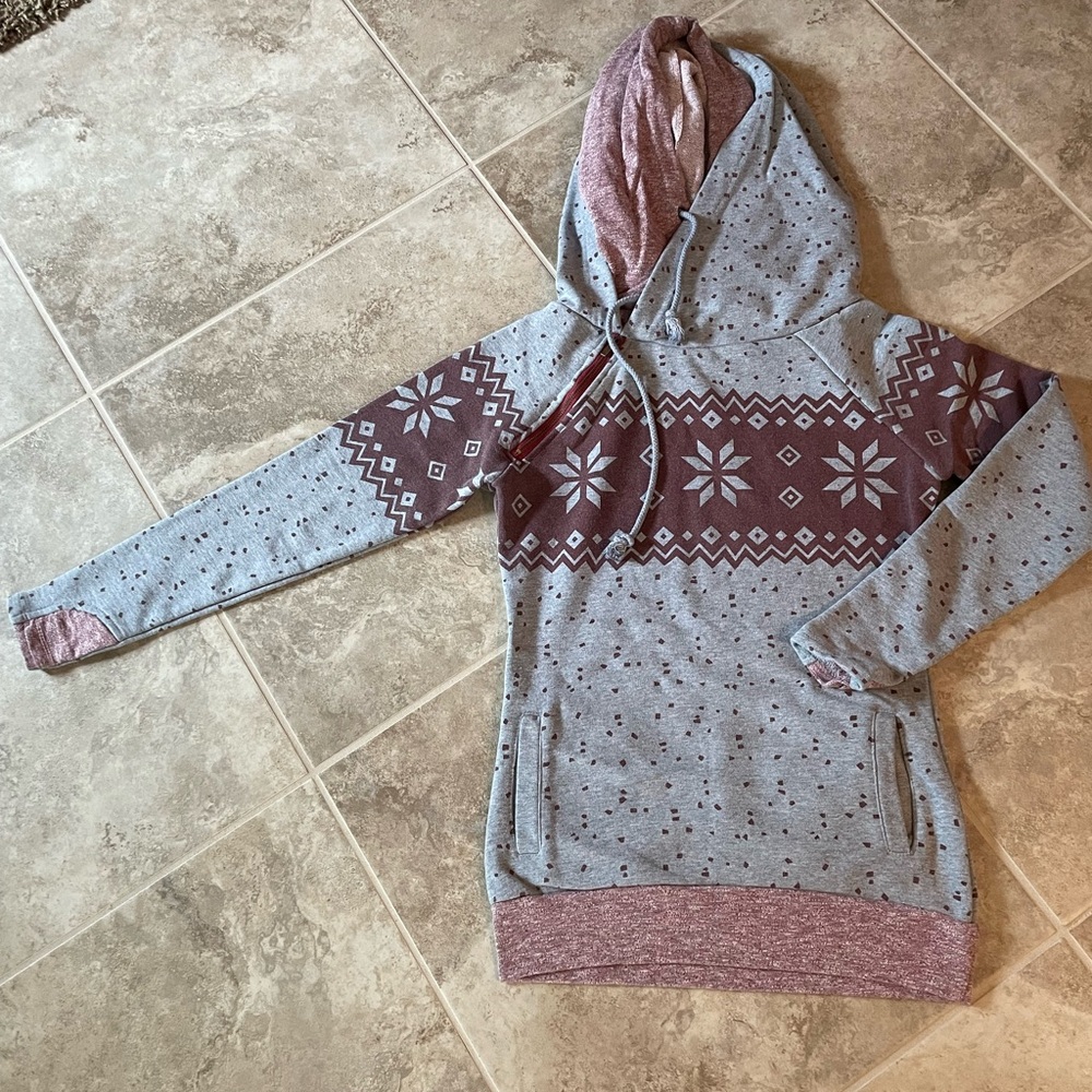 Ampersand double hoodie